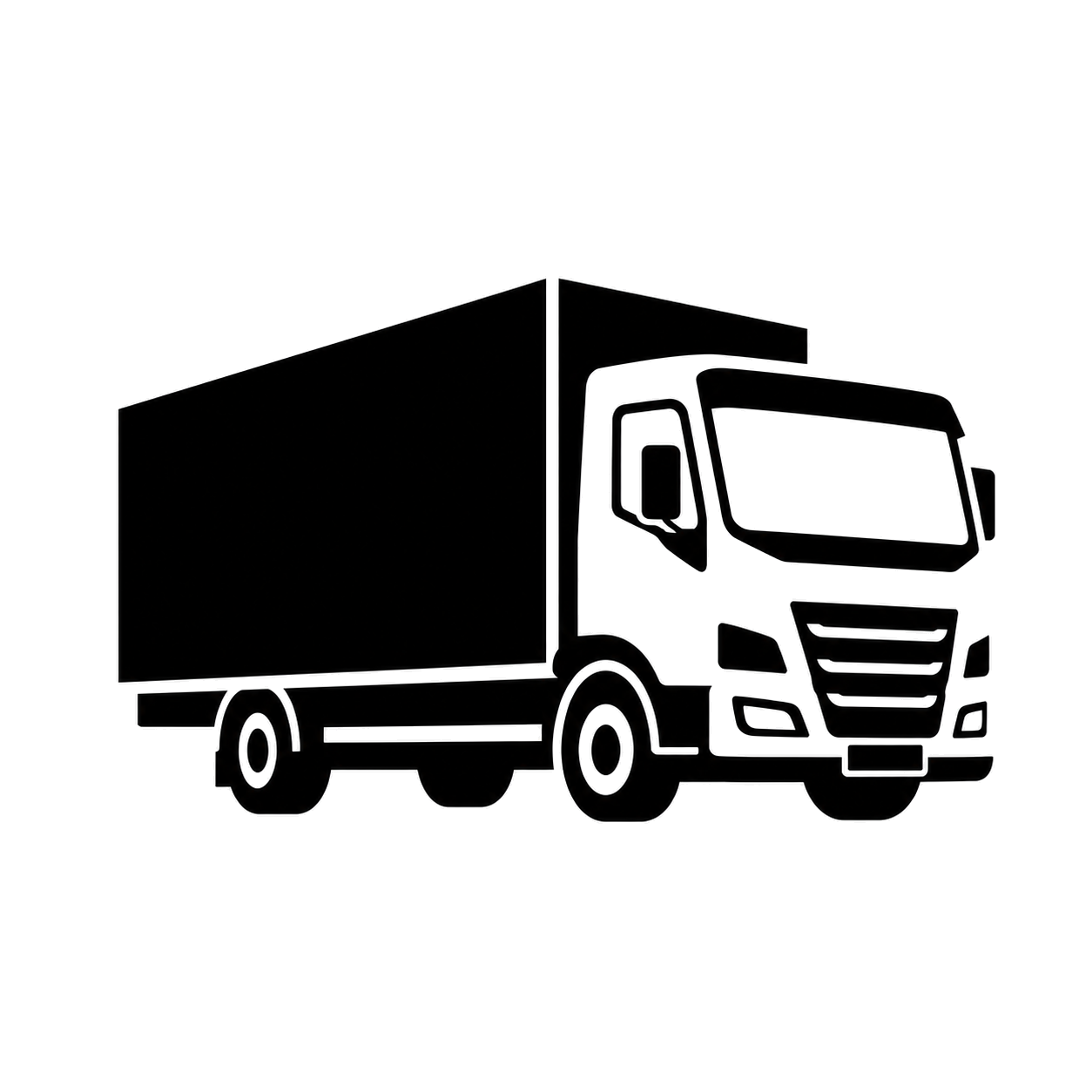 Trucking service icon